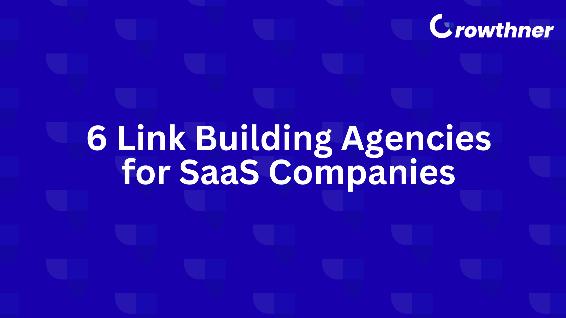 Building agencies for SaaS companies