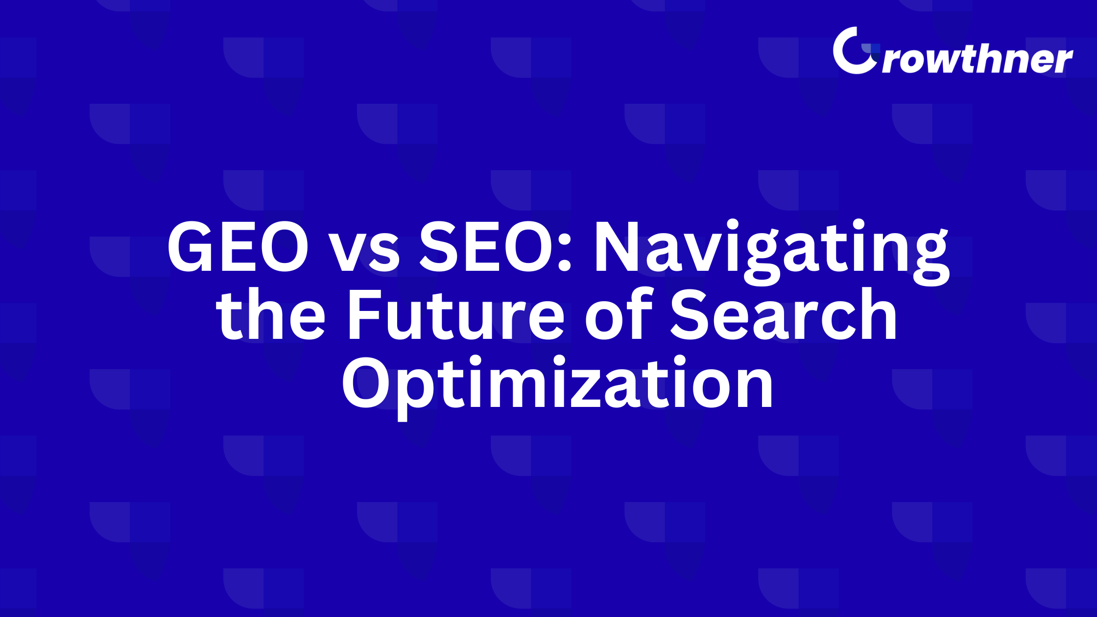 GEO vs SEO