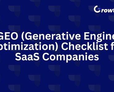 GEO Checklist for SaaS Companies