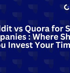 Reddit vs Quora for SaaS Companies