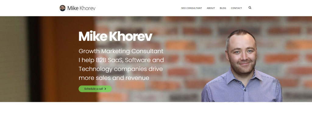 Mike Khorev SEO Consulting