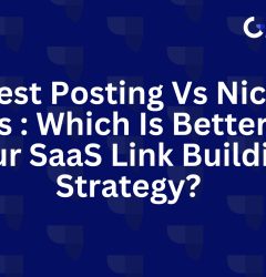 Guest Posting Vs Niche Edits