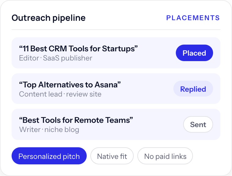 outreach pipeline